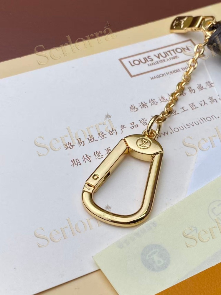 LOUIS VUITTON KEY POUCH COATED CANVAS