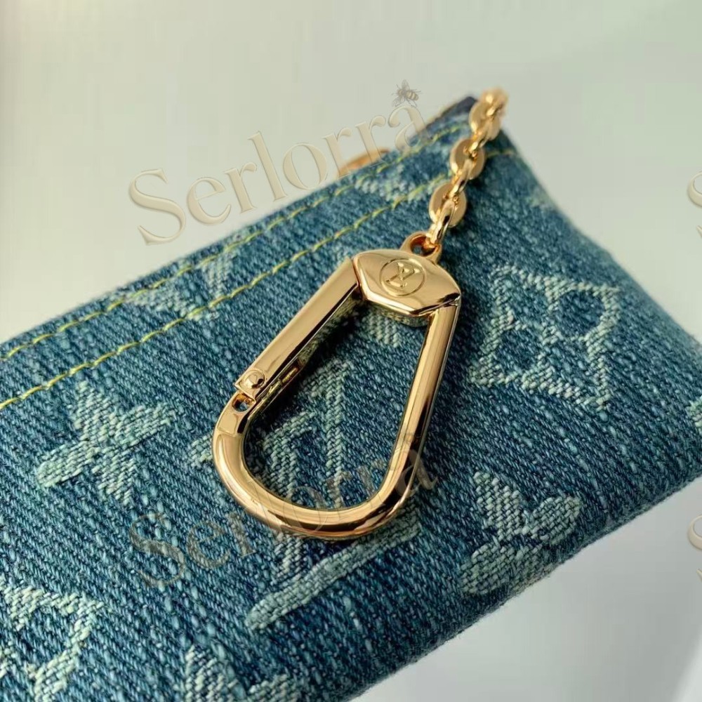 LOUIS VUITTON DENIM KEY POUCH