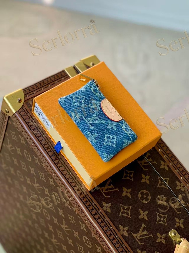 LOUIS VUITTON DENIM KEY POUCH