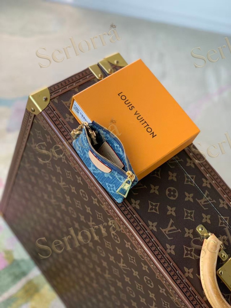 LOUIS VUITTON DENIM KEY POUCH
