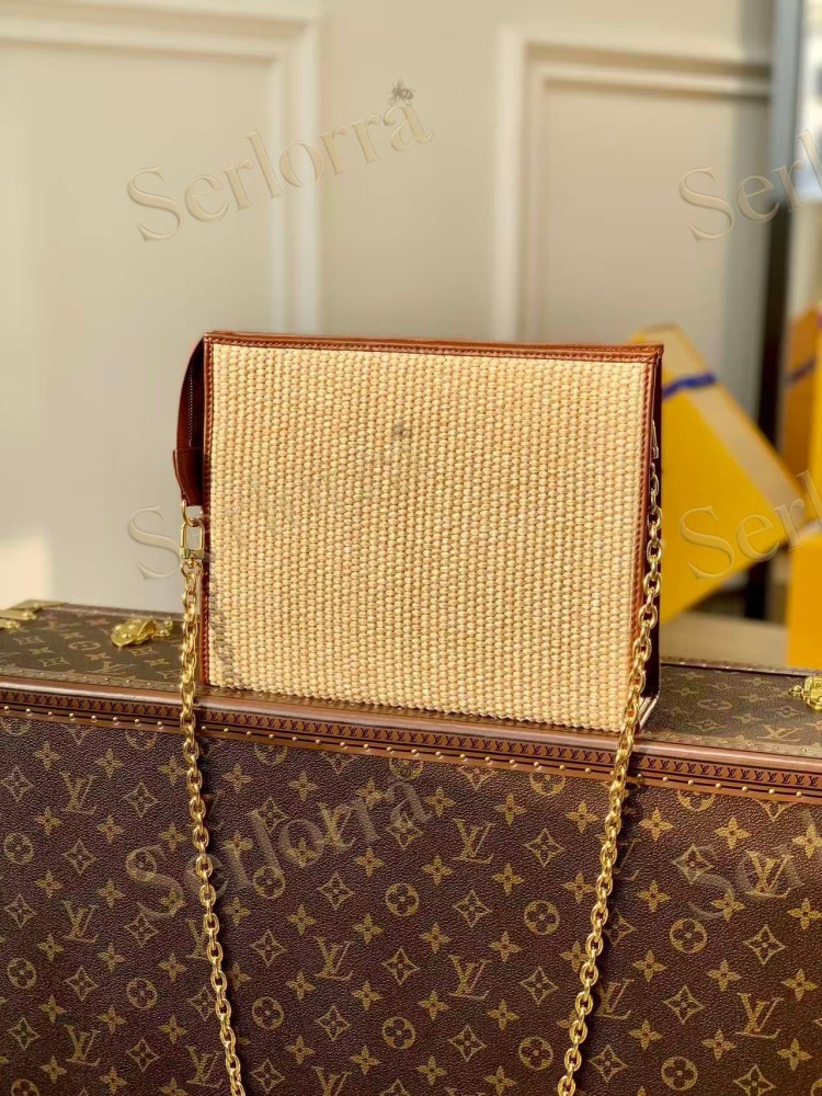 LOUIS VUITTON TOILETRY POUCH ON CHAIN