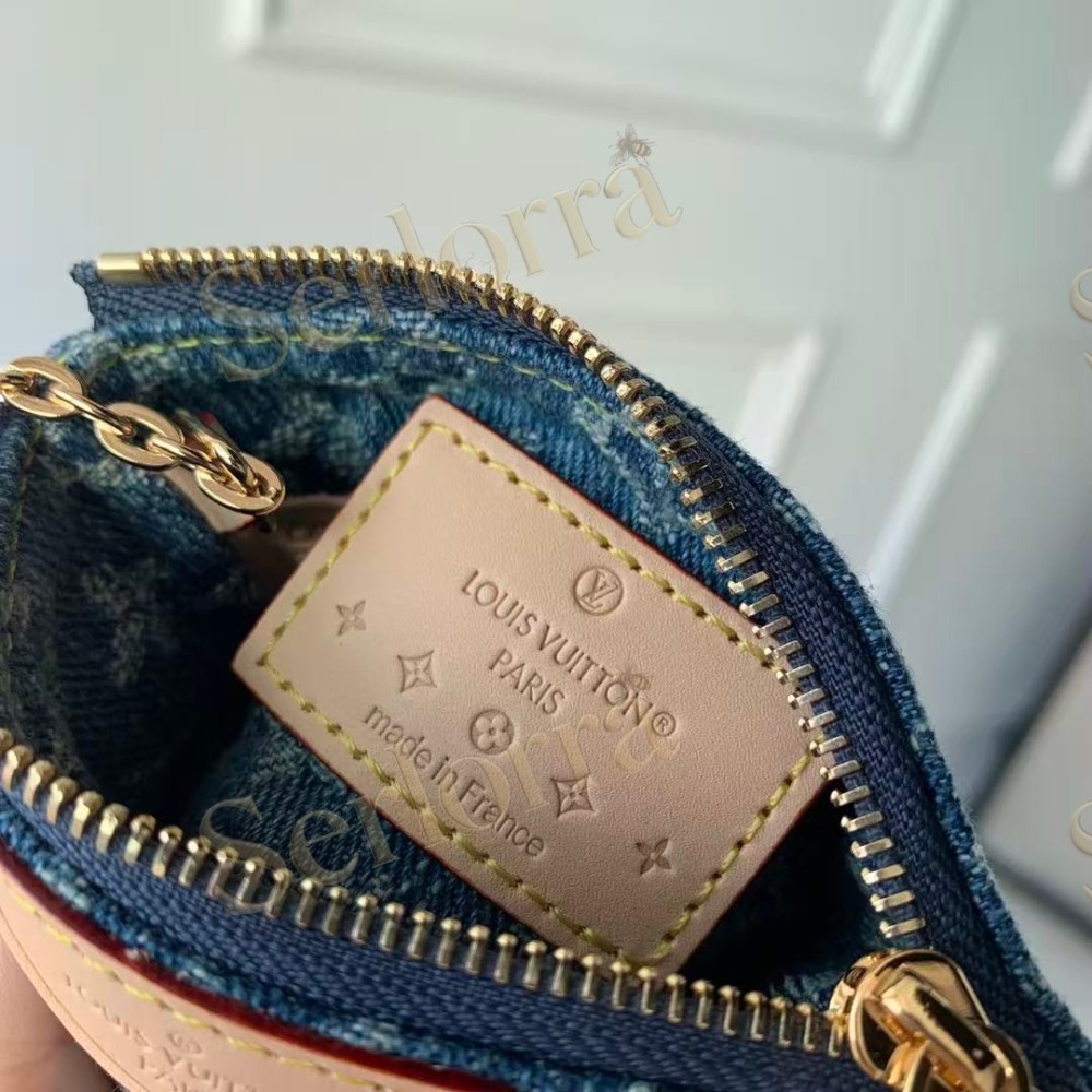 LOUIS VUITTON DENIM KEY POUCH