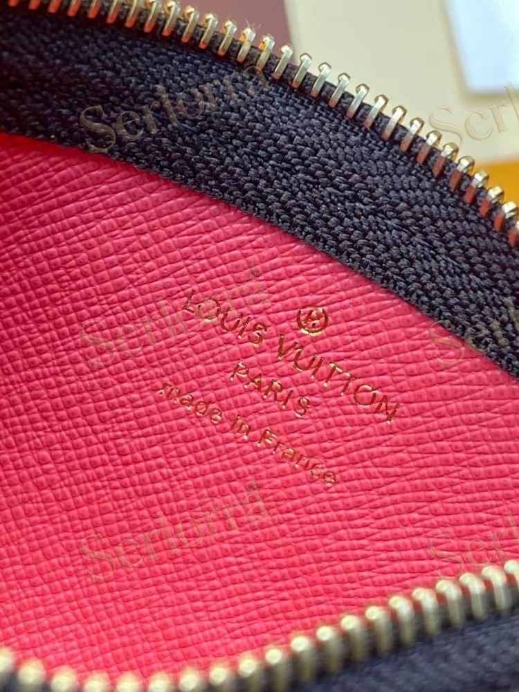 LOUIS VUITTON KEY POUCH COATED CANVAS