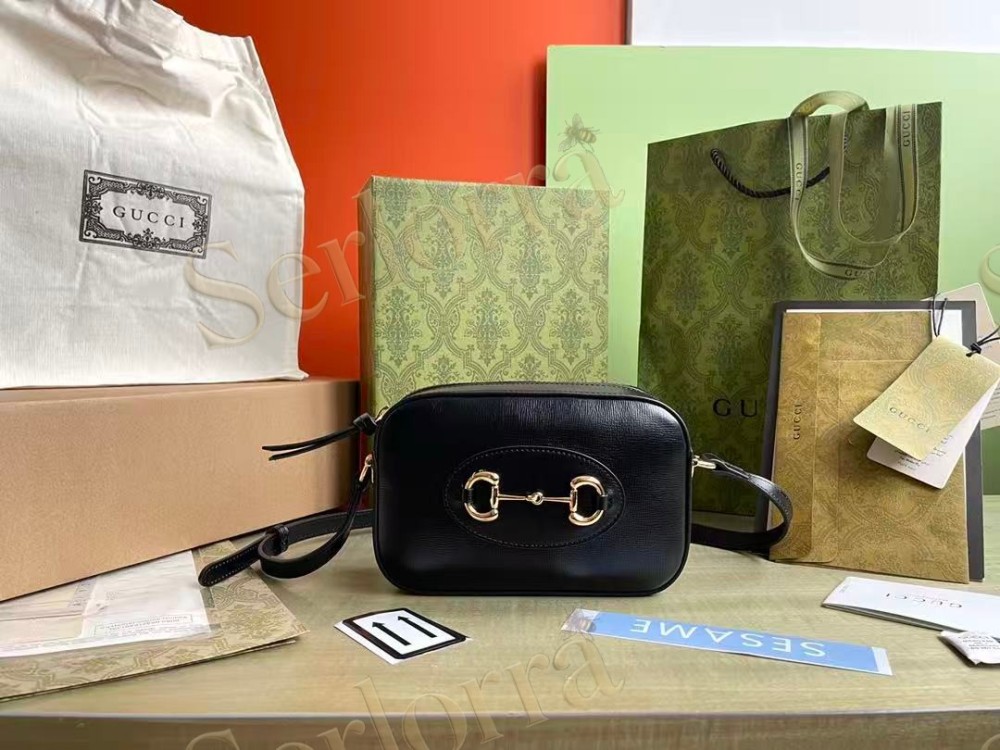 GUCCI HORSEBIT 1955 SMALL CAMERA BAG