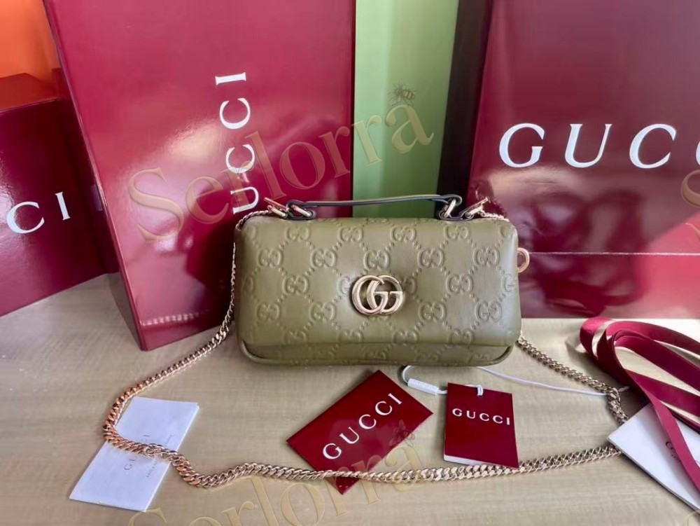 GUCCI GG MILANO SMALL TOP HANDLE BAG