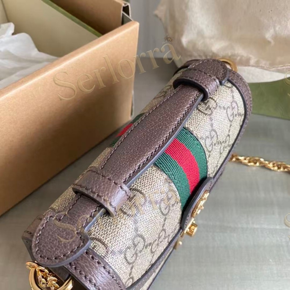 GUCCI OPHIDIA MINI TOP HANDLE BAG