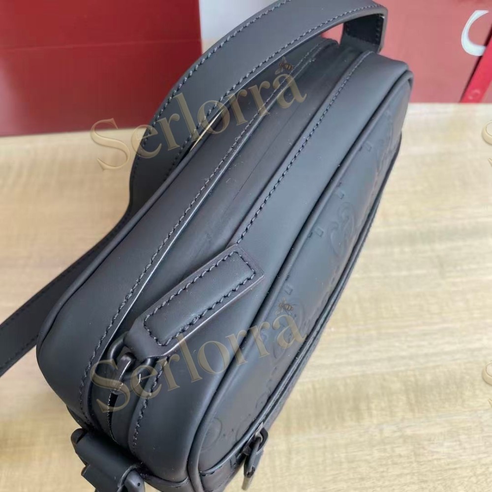 GUCCI GG RUBBER-EFFECT MINI BAG