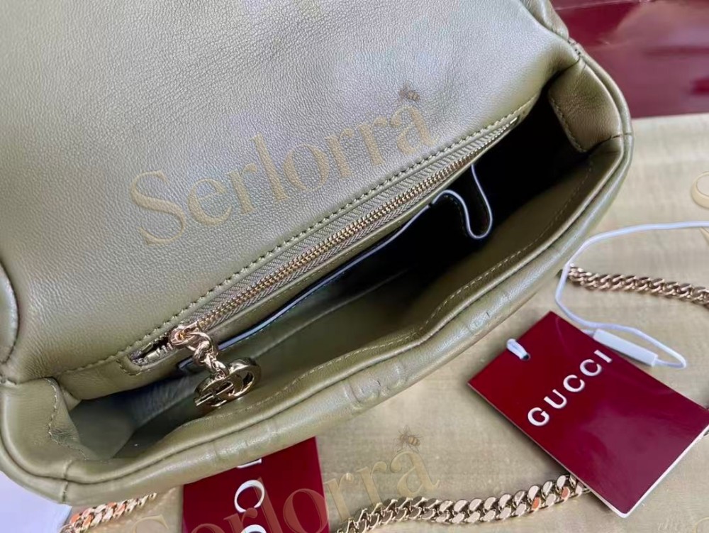 GUCCI GG MILANO SMALL TOP HANDLE BAG