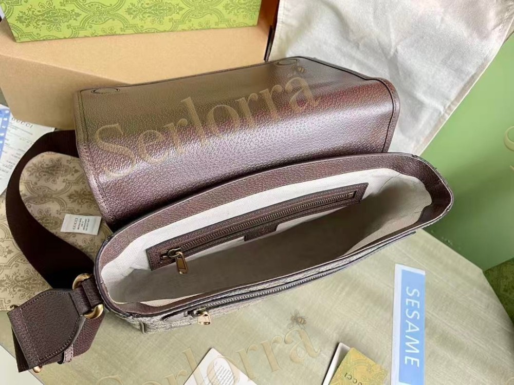 GUCCI OPHIDIA GG MEDIUM MESSENGER BAG