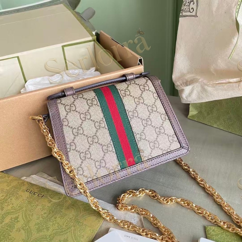 GUCCI OPHIDIA MINI TOP HANDLE BAG