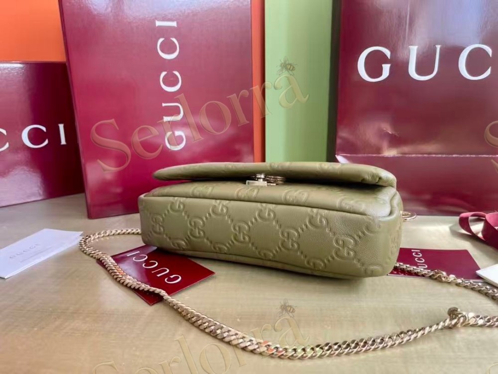 GUCCI GG MILANO SMALL TOP HANDLE BAG