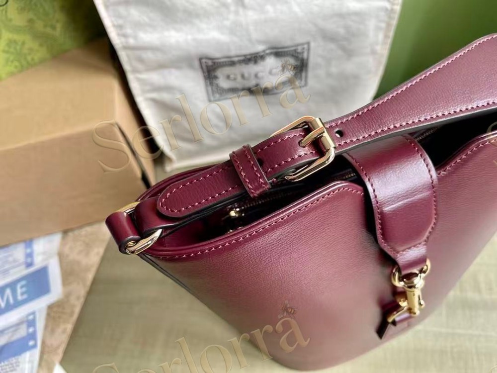 GUCCI LEATHER MINI BUCKET