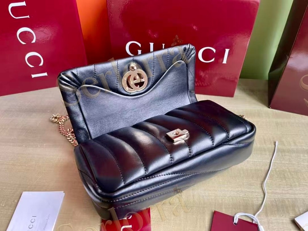 GUCCI GG MILANO SMALL TOP HANDLE BAG