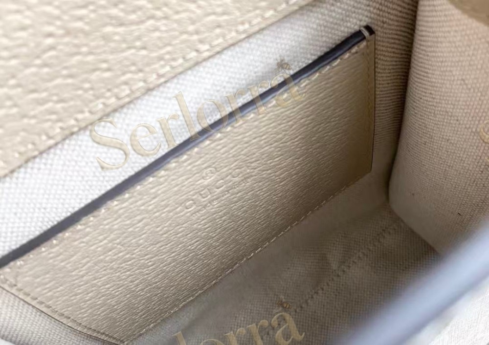 GUCCI MINI TOTE BAG WITH INTERLOCKING&G