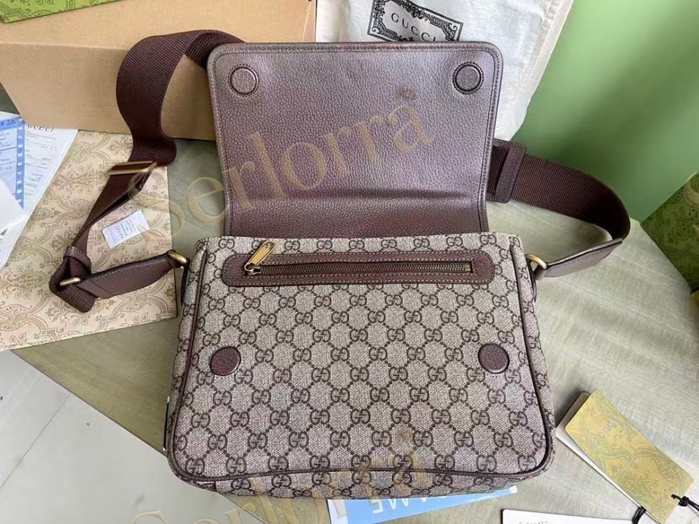 GUCCI OPHIDIA GG MEDIUM MESSENGER BAG