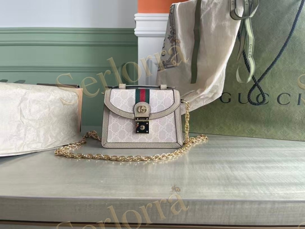 GUCCI OPHIDIA MINI TOP HANDLE BAG