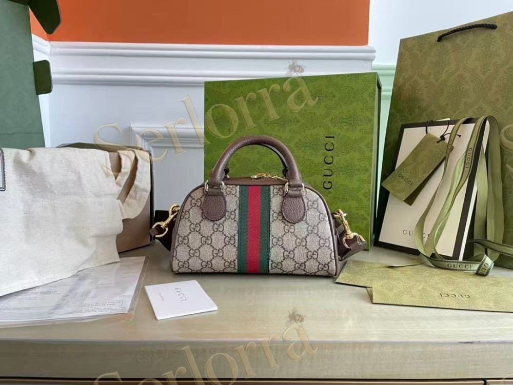 GUCCI OPHIDIA MINI TOP HANDLE BAG