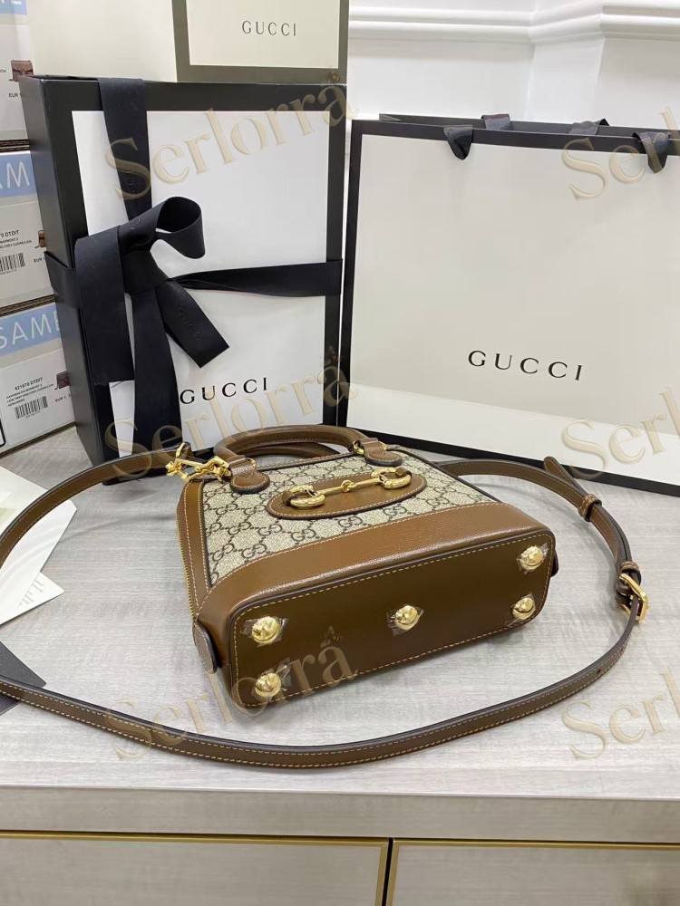 GUCCI HORSEBIT 1955 MINI TOP HANDLE BAG