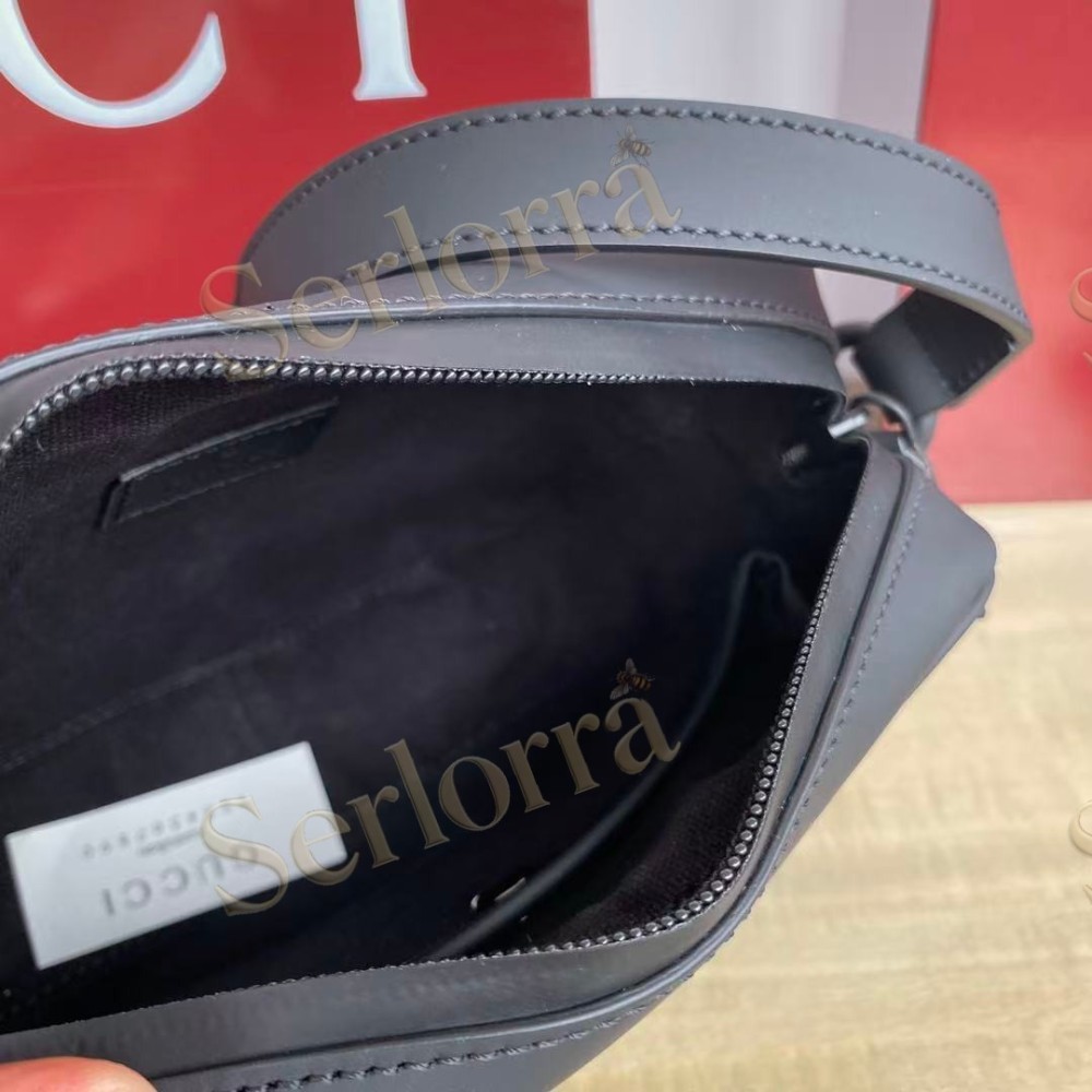 GUCCI GG RUBBER-EFFECT MINI BAG