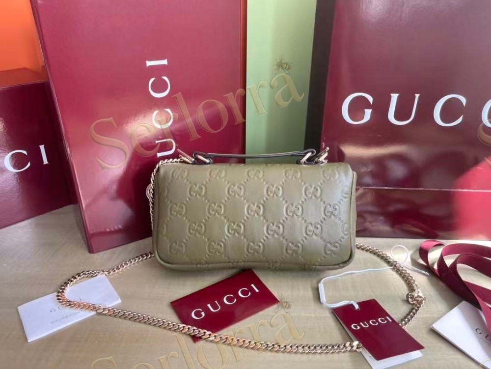 GUCCI GG MILANO SMALL TOP HANDLE BAG
