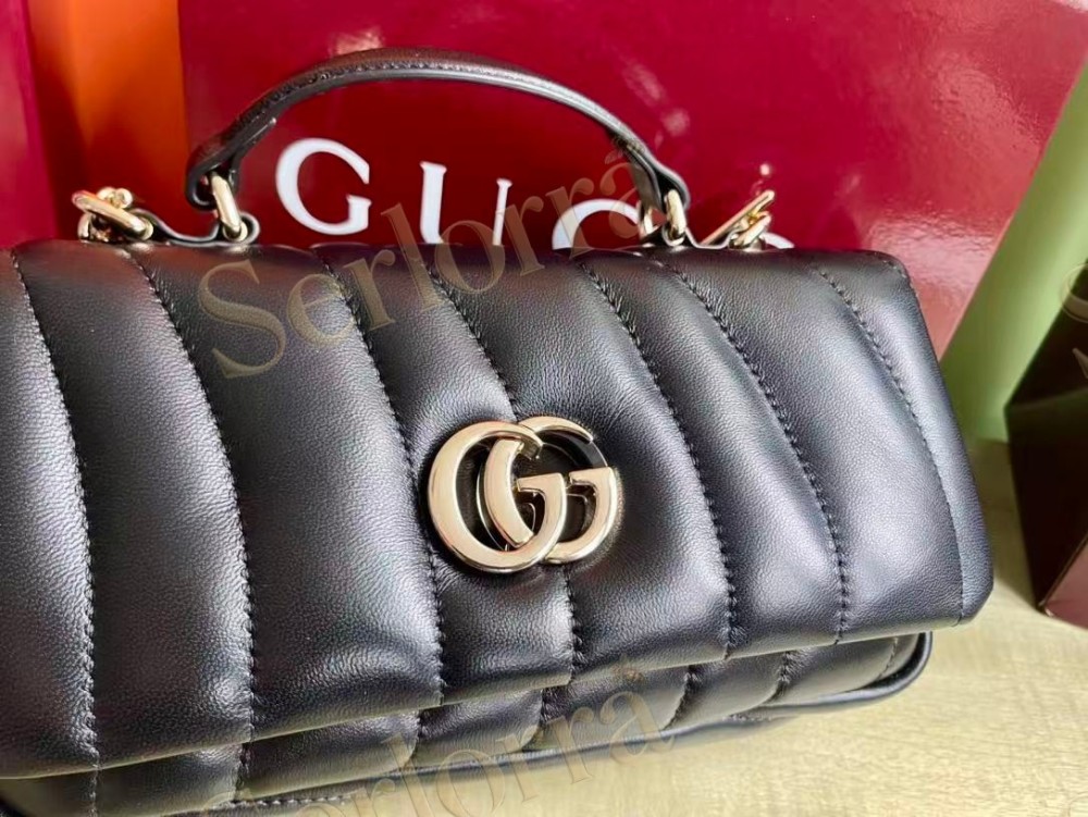 GUCCI GG MILANO SMALL TOP HANDLE BAG