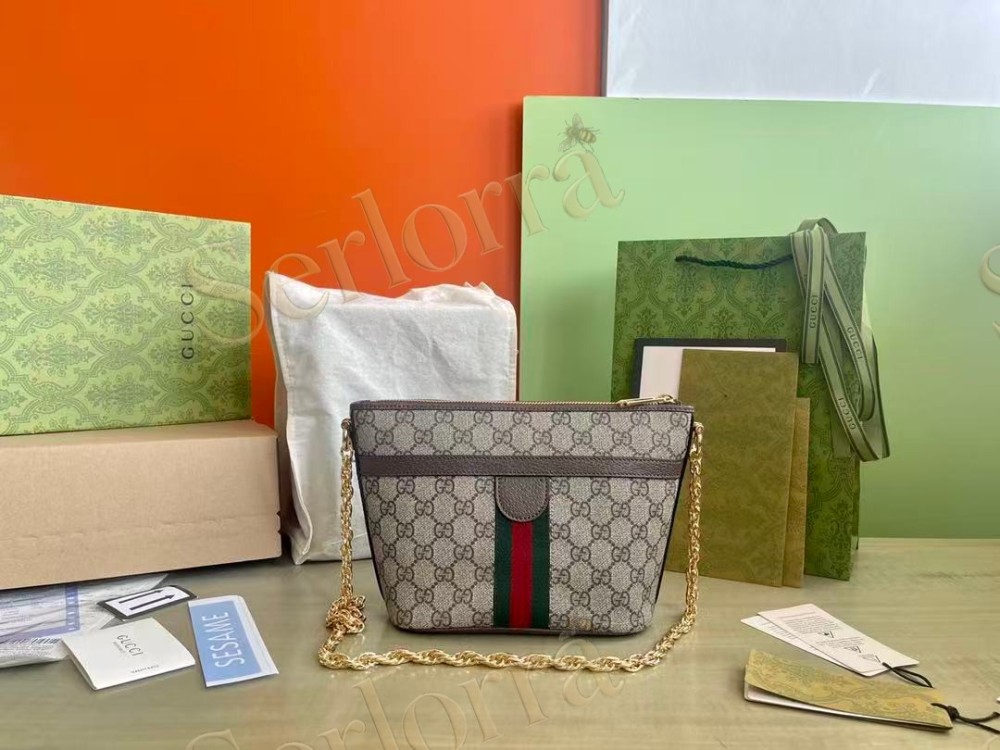 GUCCI OPHIDIA GG MINI SHOULDER BAG