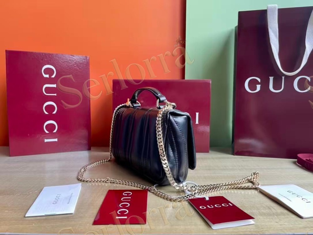 GUCCI GG MILANO SMALL TOP HANDLE BAG