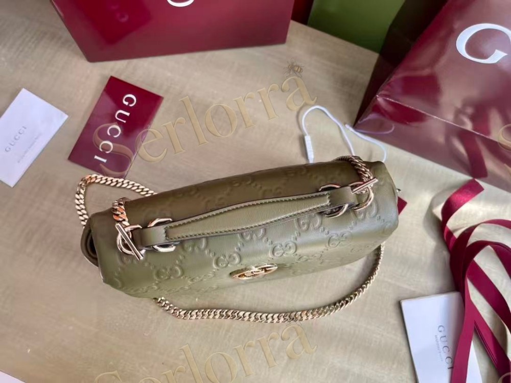 GUCCI GG MILANO SMALL TOP HANDLE BAG