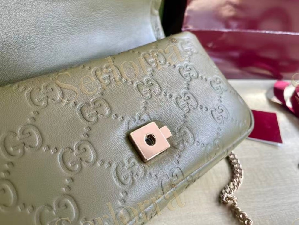 GUCCI GG MILANO SMALL TOP HANDLE BAG
