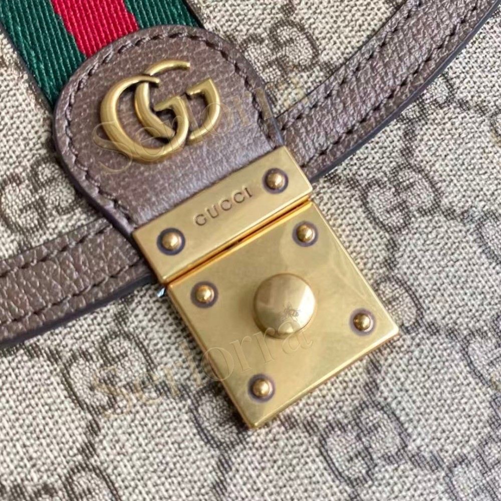 GUCCI OPHIDIA SMALL TOP HANDLE BAG