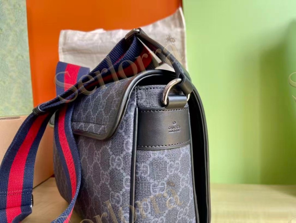GUCCI GG BLACK MEDIUM CROSSBODY BAG