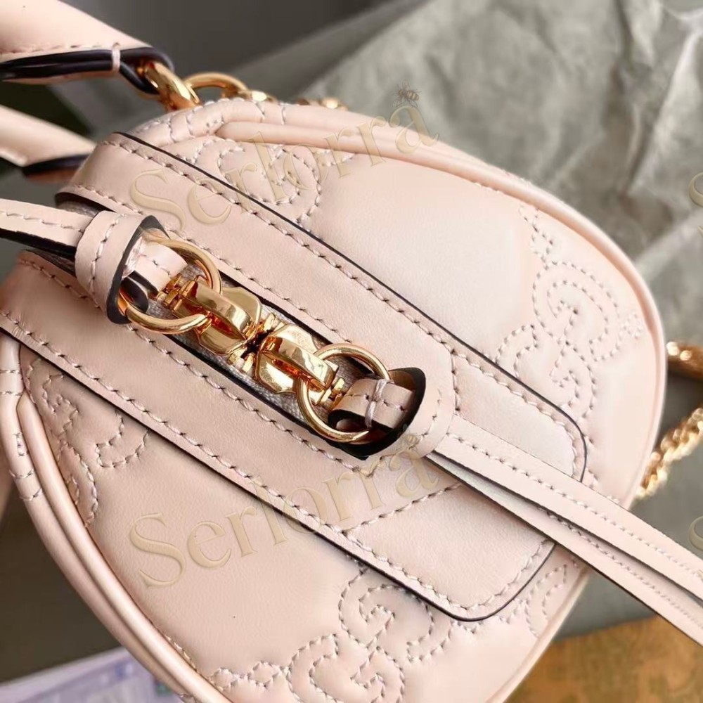 GUCCI GG MATELASSÉ MINI TOP HANDLE BAG
