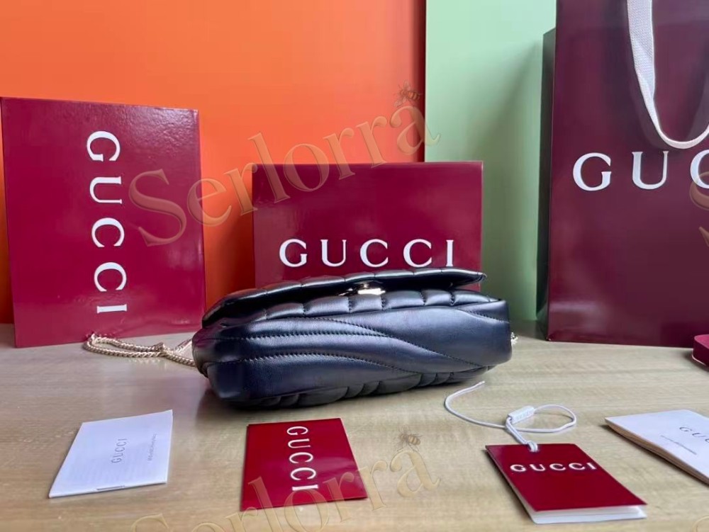 GUCCI GG MILANO SMALL TOP HANDLE BAG