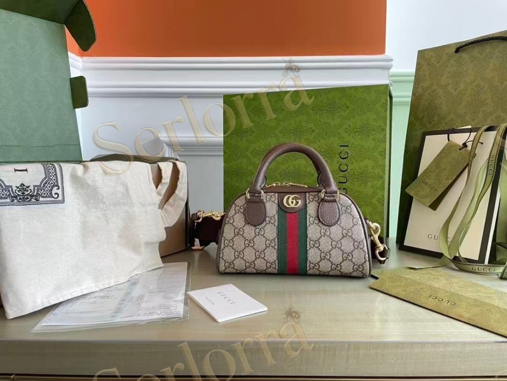 GUCCI OPHIDIA MINI TOP HANDLE BAG