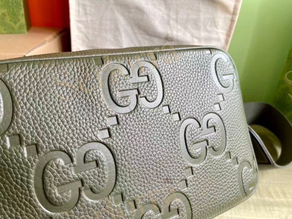 GUCCI MEDIUM JUMBO GG MESSENGER BAG