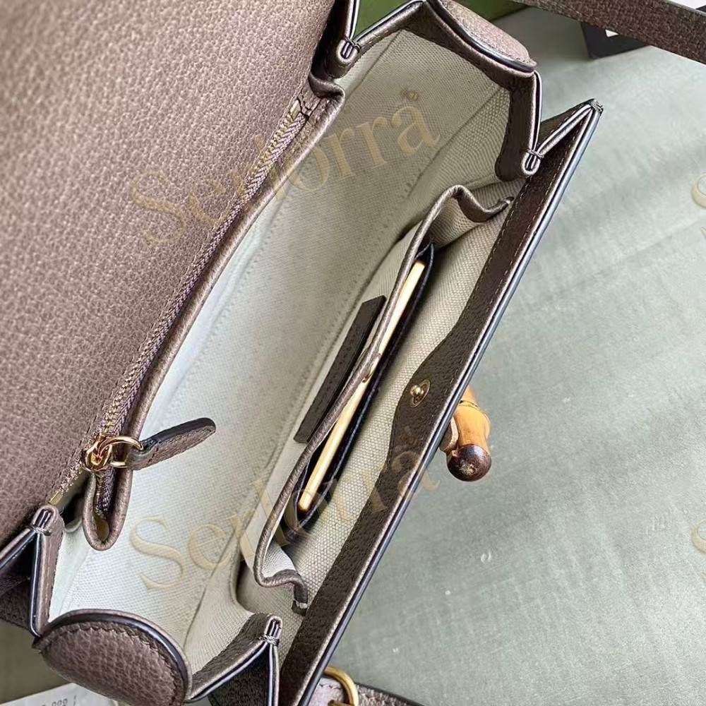GUCCI BAMBOO 1947 JUMBO SMALL TOP HANDLE BAG