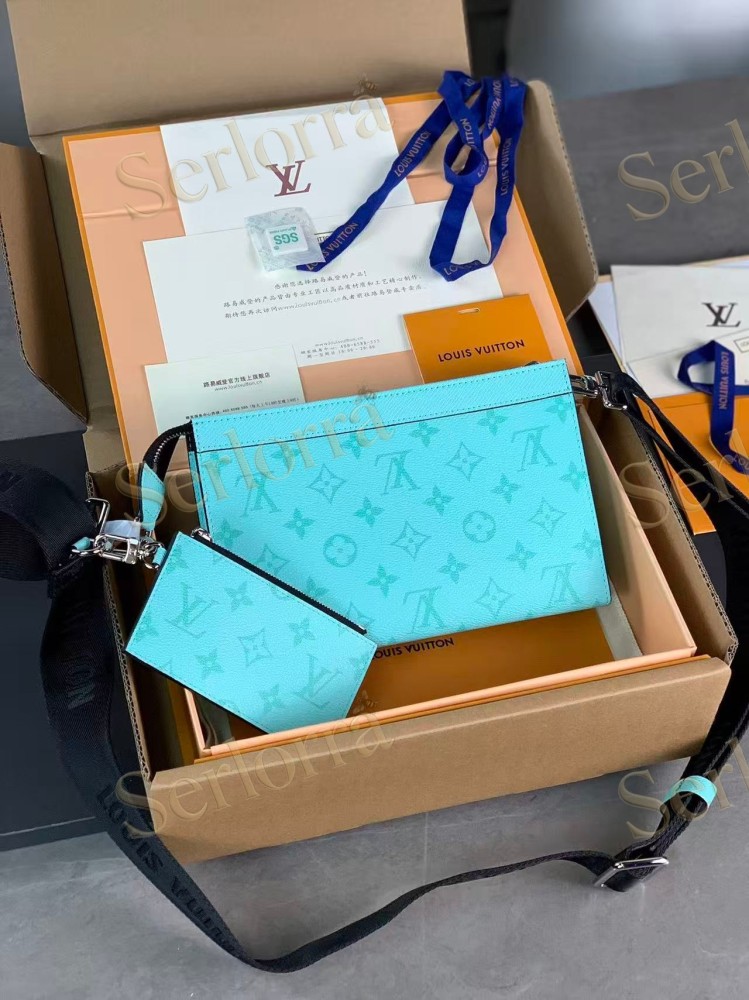 LOUIS VUITTON GASTON WEARABLE WALLET MIAMI GREEN