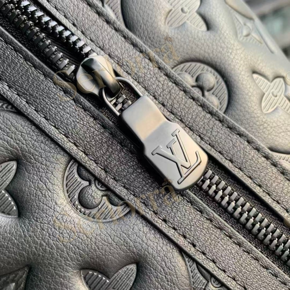 LOUIS VUITTON HELMET BAG MONOGRAM SHADOW LEATHER