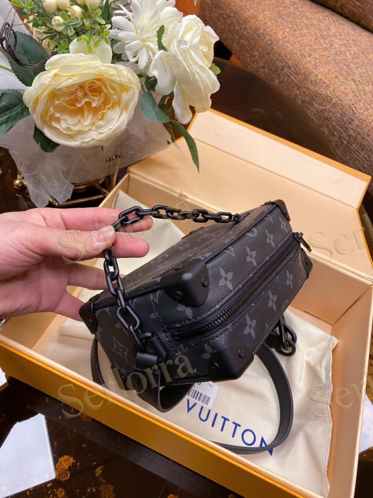 LOUIS VUITTON MINI SOFT TRUNK CHAIN BAG