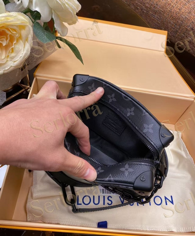 LOUIS VUITTON MINI SOFT TRUNK CHAIN BAG