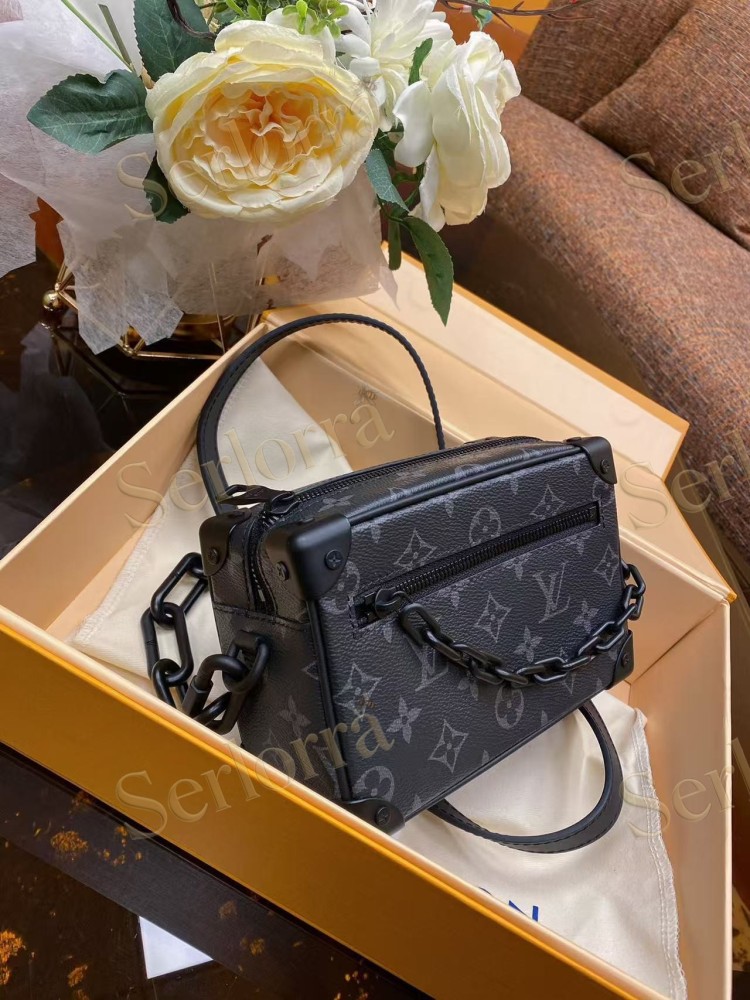 LOUIS VUITTON MINI SOFT TRUNK CHAIN BAG