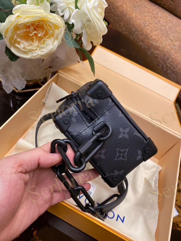 LOUIS VUITTON MINI SOFT TRUNK CHAIN BAG