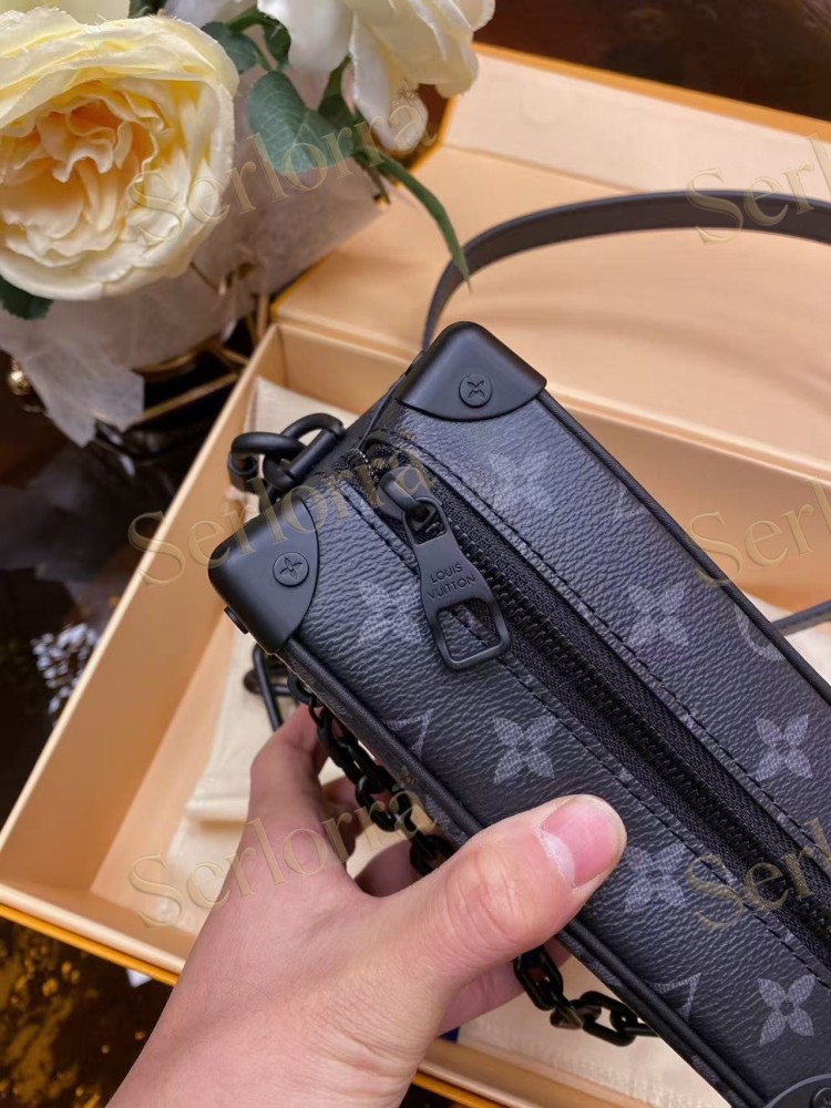 LOUIS VUITTON MINI SOFT TRUNK CHAIN BAG