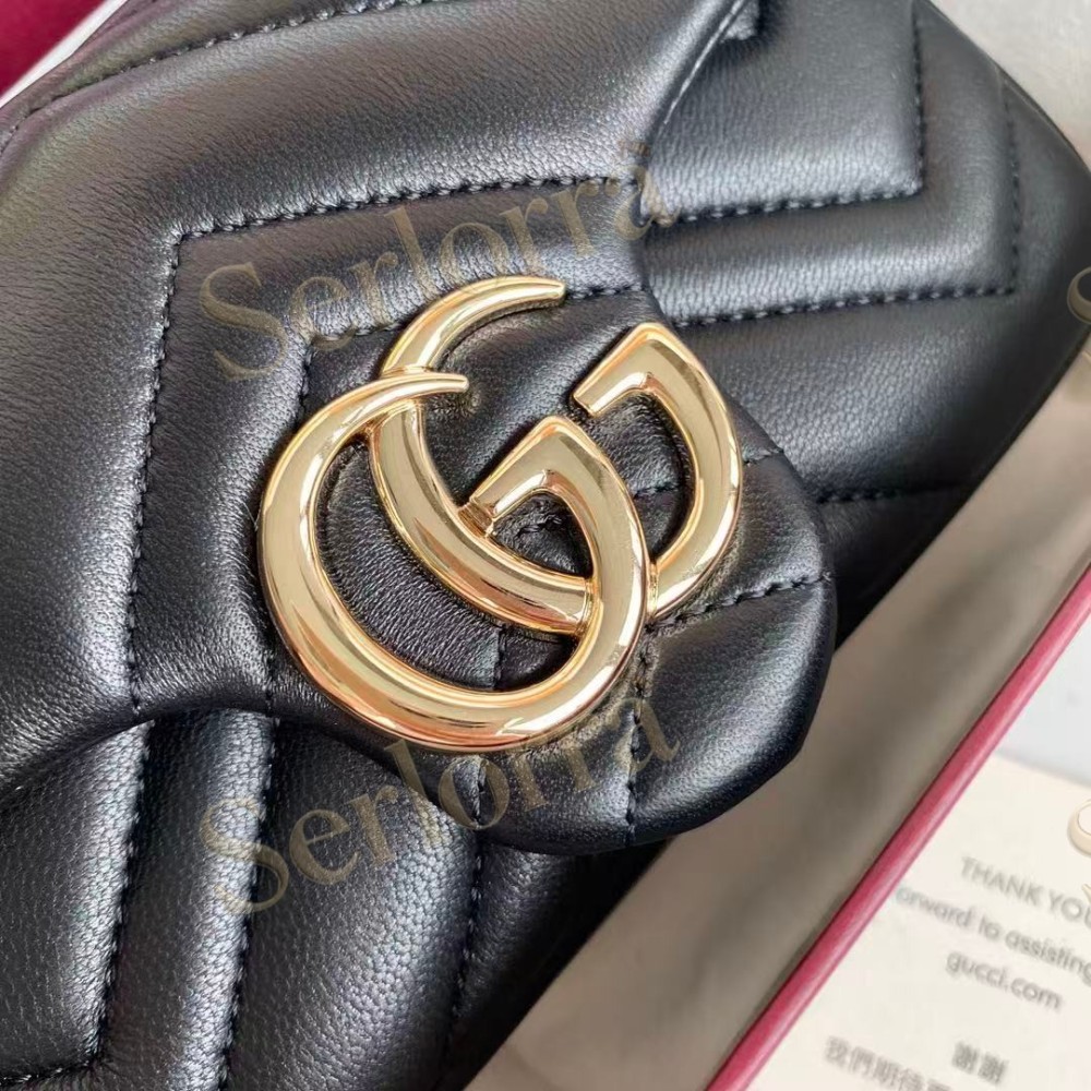GUCCI GG MARMONT MINI SHOULDER BAG
