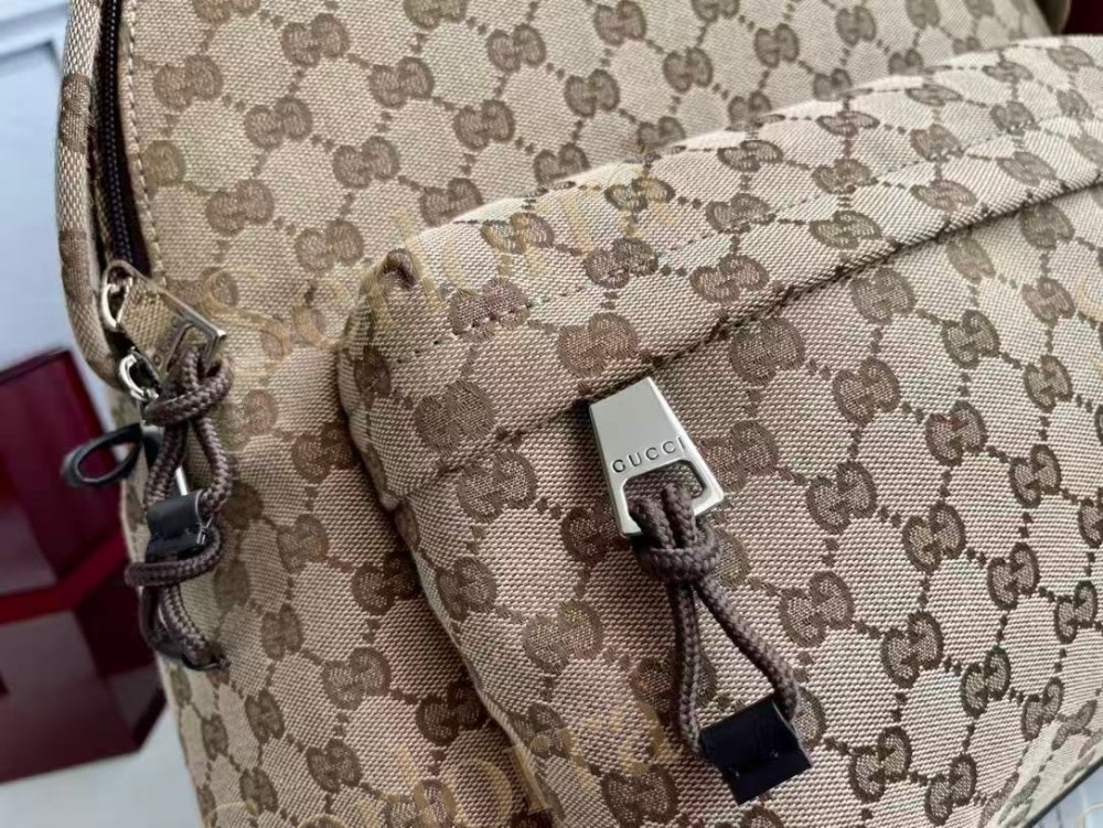 GUCCI MEDIUM GG BACKPACK WITH WEB