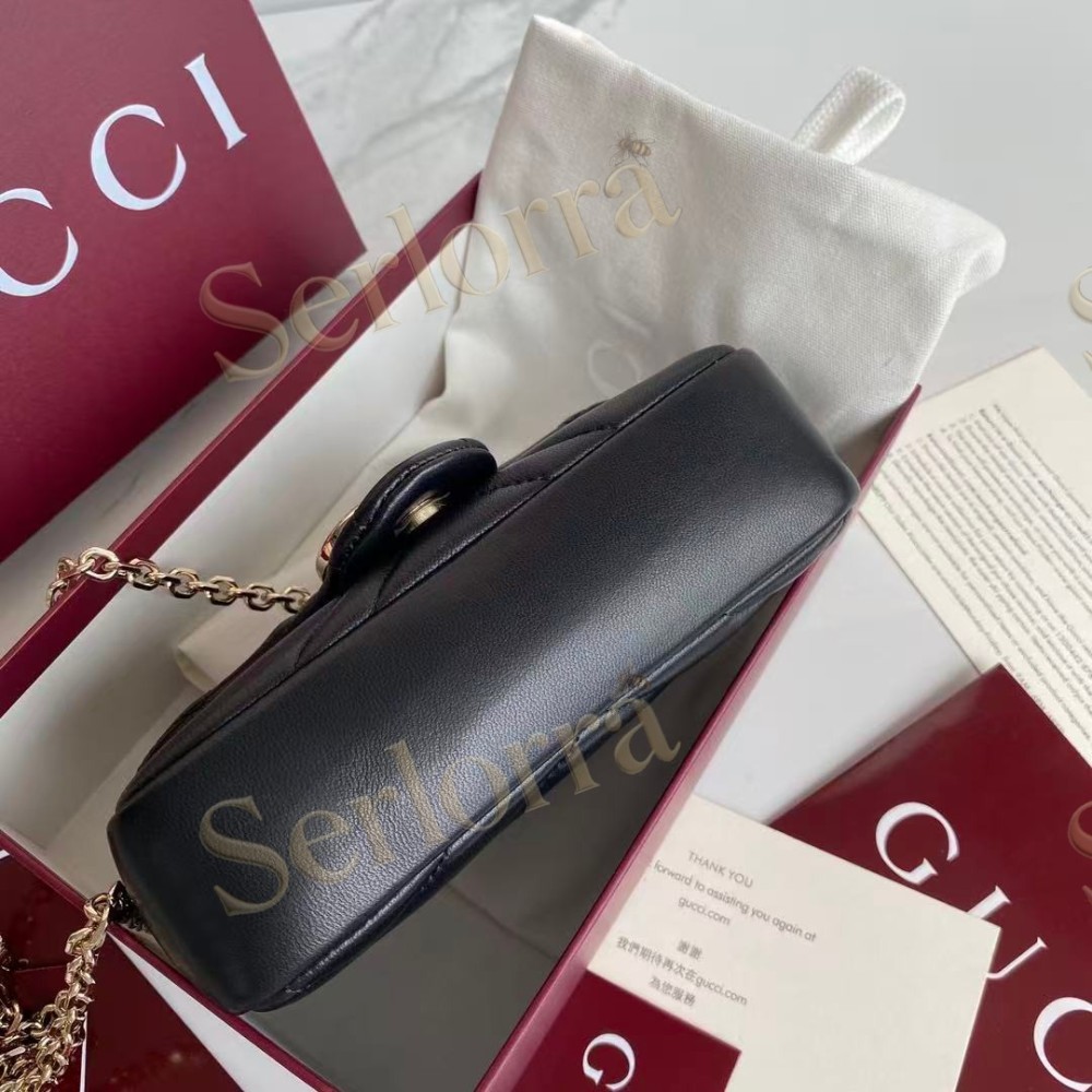 GUCCI GG MARMONT MINI SHOULDER BAG