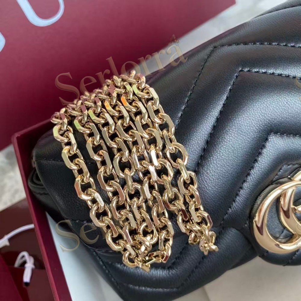 GUCCI GG MARMONT MINI SHOULDER BAG