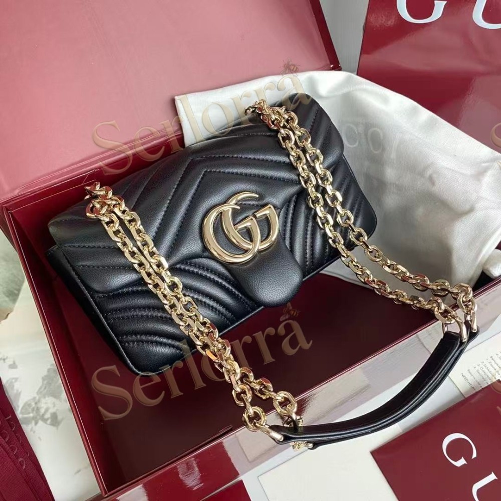 GUCCI GG MARMONT SMALL SHOULDER BAG