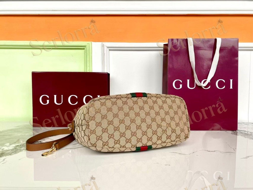 GUCCI VANITY MEDIUM TOP HANDLE BAG