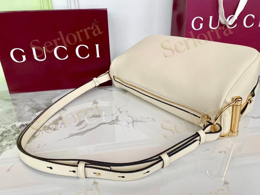 GUCCI HALF HORSEBIT MEDIUM SHOULDER BAG